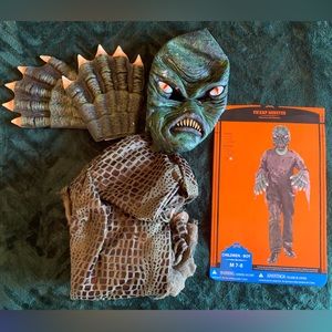 NWOT Kids Swamp Monster Halloween Dress Up Complete Costume
